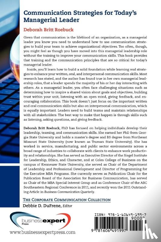 Roebuck, Deborah Britt - Communication Strategies for Today's Managerial Leader