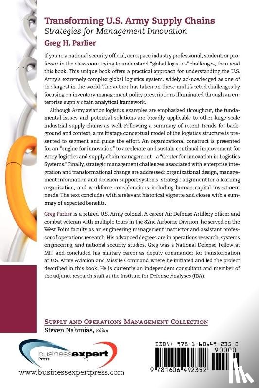 Parlier, Greg H. - Transforming U.S. Army Supply Chains