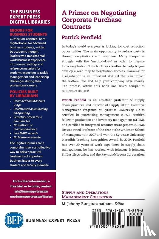 Penfield, Patrick - Primer On Negotiating Corporate Purchase Contracts