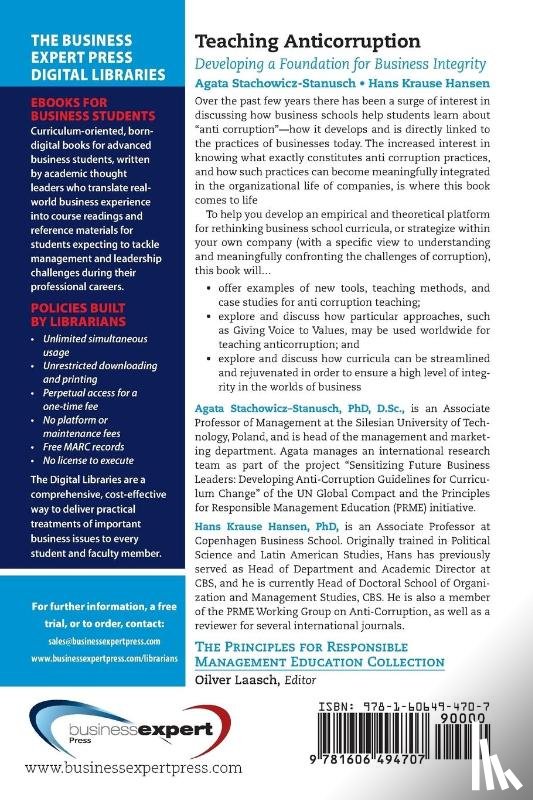 Stachowicz-Stanusch, Agata - Teaching Anticorruption