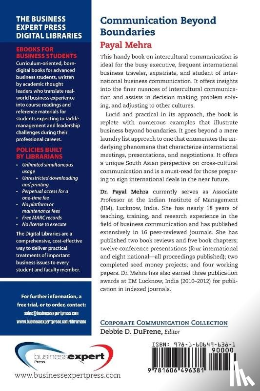 MEHRA - COMMUNICATION BEYOND BOUNDARIE