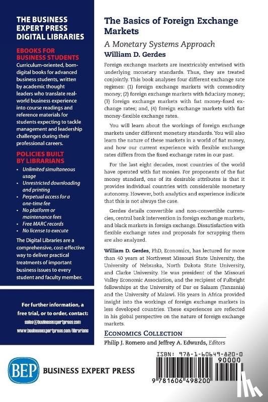 Gerdes, William D. - The Basics of Foreign Exchange Markets
