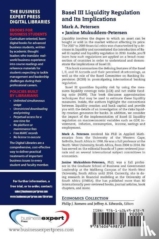 PETERSEN - BASIL III LIQUIDITY REGULATION