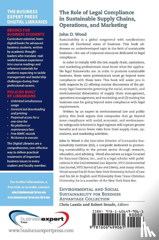 WOOD - SUSTAINABLE SUPPLY CHAINS, OPE