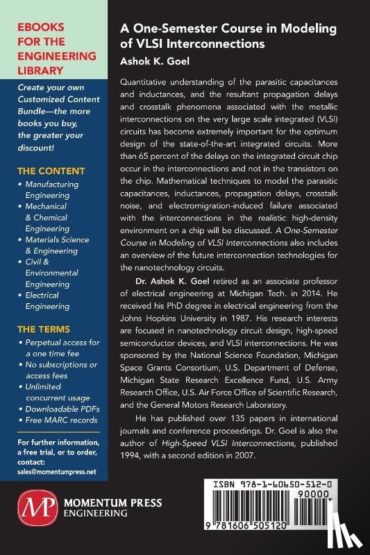 Goel, Ashok K. - A One-Semester Course in Modeling of VSLI Interconnections