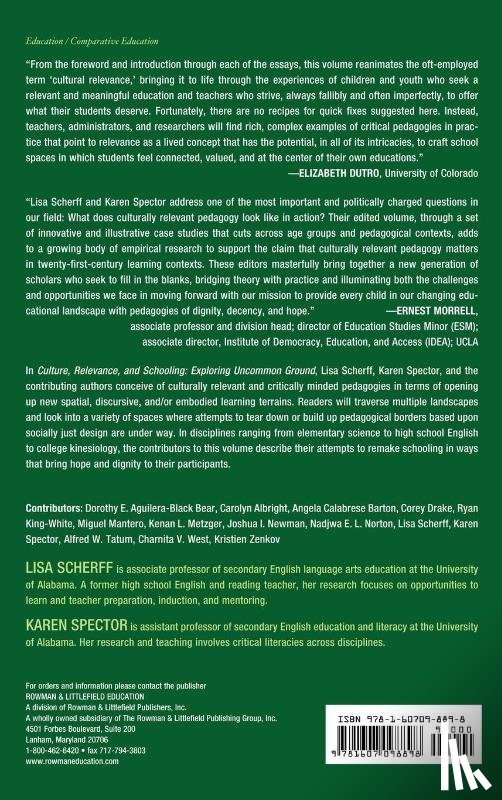  - Culture, Relevance, and Schooling