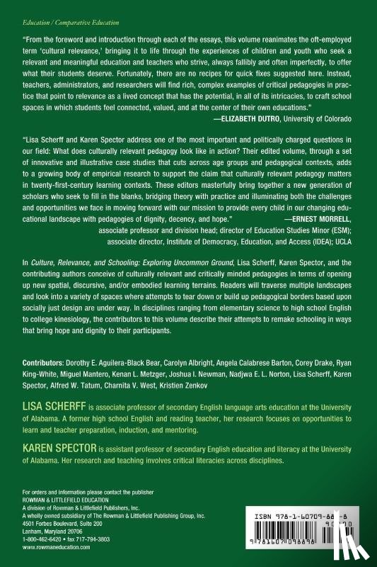  - Culture, Relevance, and Schooling