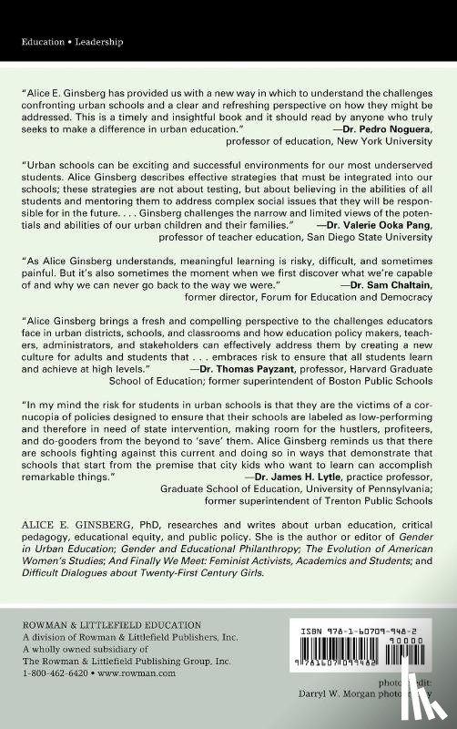Ginsberg, Alice E. - Embracing Risk in Urban Education