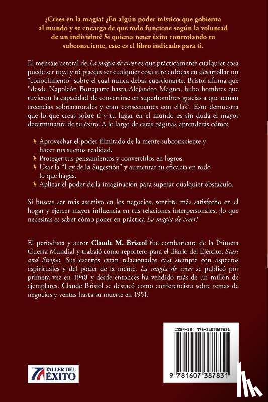 Bristol, Claude M - La magia de creer