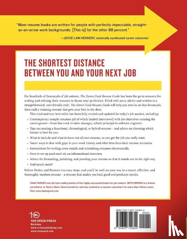 Parker, Yana, Brown, Beth - The Damn Good Resume Guide, Fifth Edition