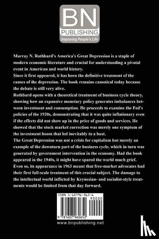 Rothbard, Murray N - America's Great Depression