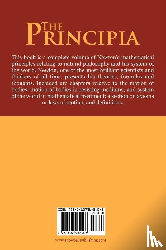 Newton, Sir Isaac - The Principia