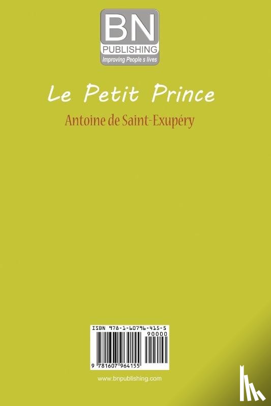 De Saint-Exupery, Antoine - Le Petit Prince