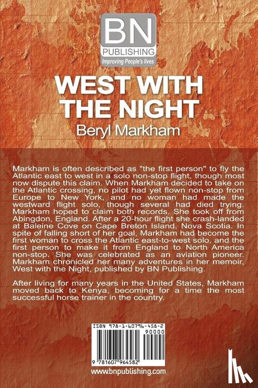 Markham, Beryl - West with the Night