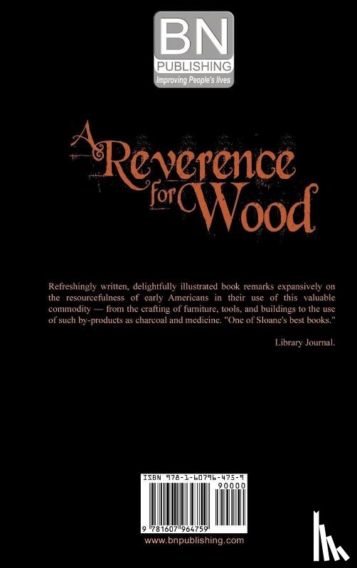 Sloane, Eric - A Reverence for Wood