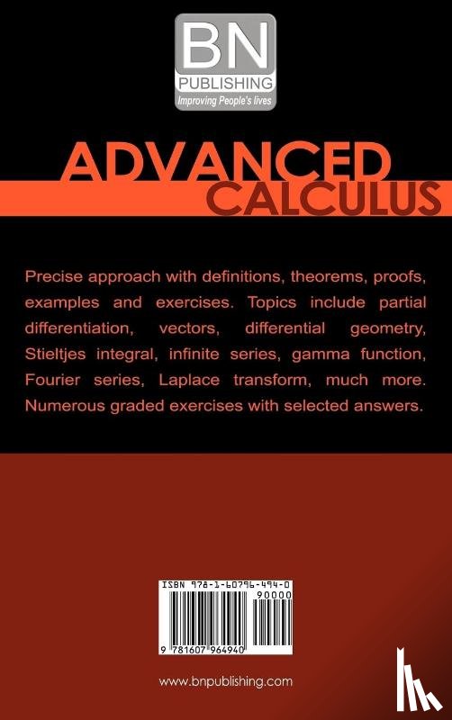 Widder, David V - Advanced Calculus