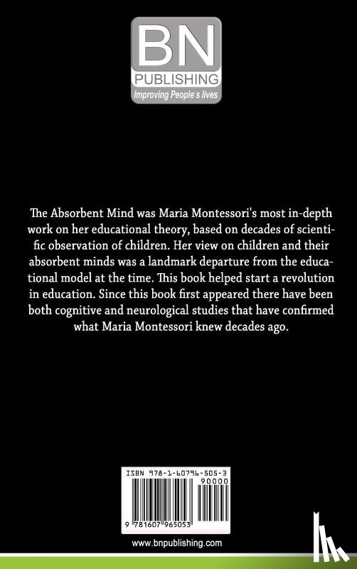 Montessori, Maria - The Absorbent Mind