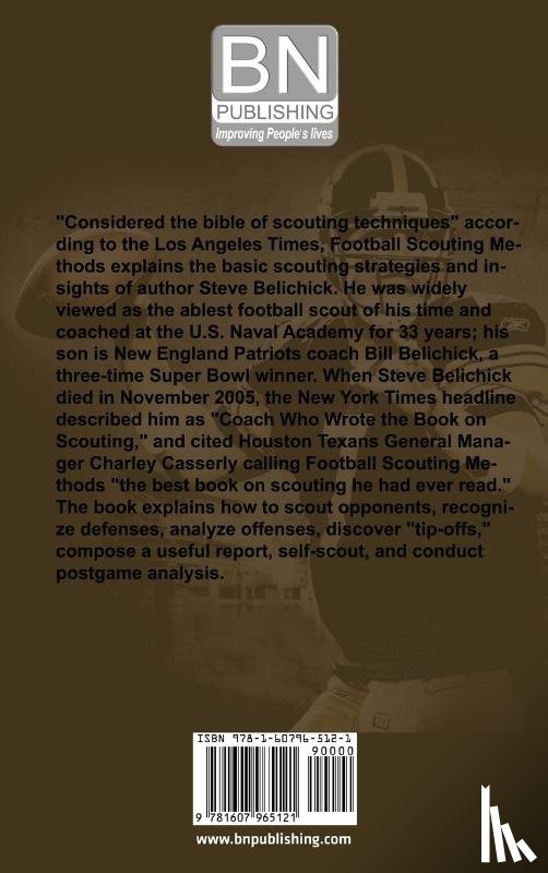 Belichick, Steve - Football Scouting Methods