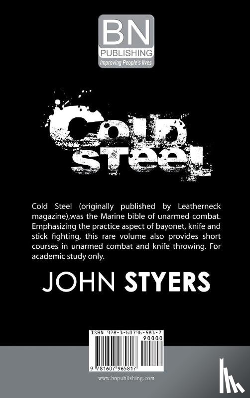 Styers, John - Cold Steel