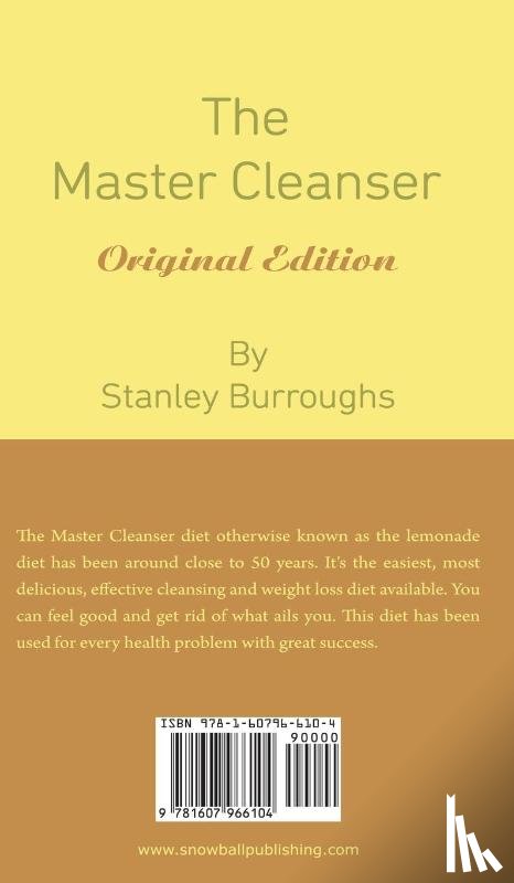 Burroughs, Stanley - The Master Cleanser
