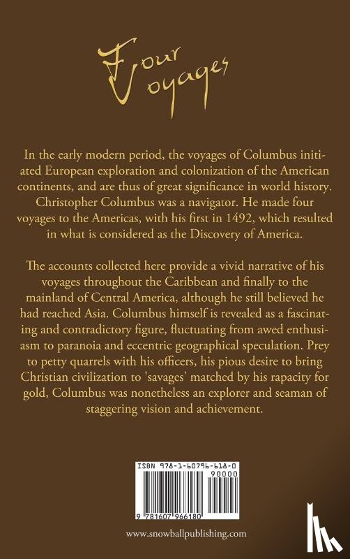 Columbus, Christopher - The Four Voyages of Christopher Columbus