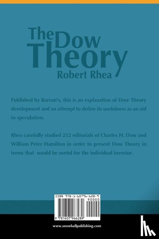 Rhea, Robert - The Dow Theory