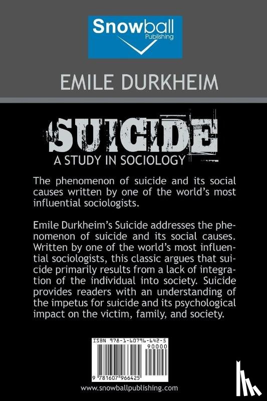 Durkheim, Emile - Suicide