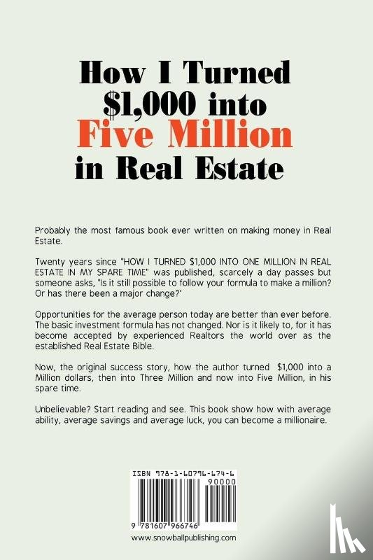 Nickerson, William - How I Turned $1,000 Into Five Million in Real Estate in My Spare Time