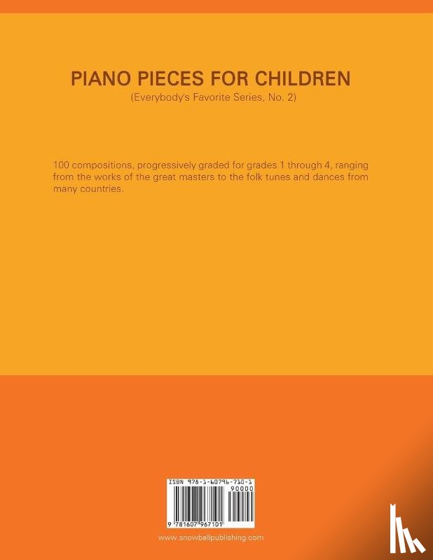  - Piano Pieces for Children - Volume 2