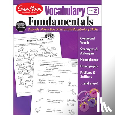 Evan-Moor Educational Publishers - VOCABULARY FUNDAMENTALS GRD 2