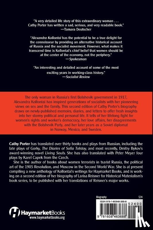 Porter, Cathy - Alexandra Kollontai