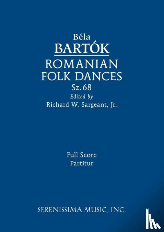 Bartok, Bela - Romanian Folk Dances, Sz.68
