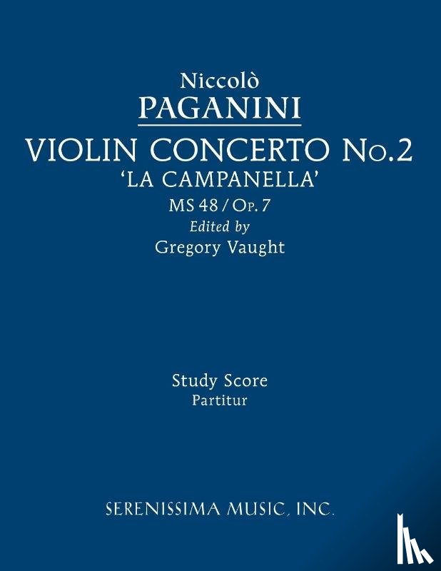 Paganini, Nicolo - Violin Concerto No.2, MS 48