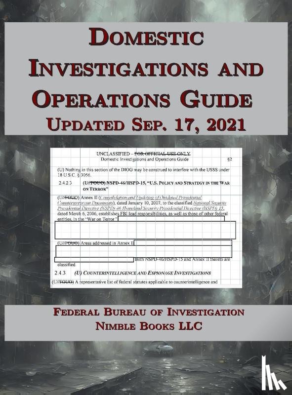 Federal Bureau Of Investigation, Cincinnatus [Ai] - Domestic Investigations and Operations Guide