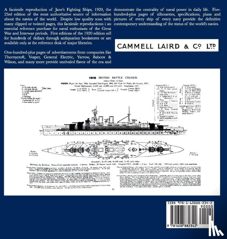 Jane, Fred T., Parkes, Oscar, Pendergast, Maurice - Jane's Fighting Ships 1920 (facsimile edition)