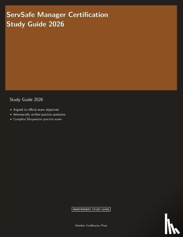 Meridian Certification Press - ServSafe Manager Certification Study Guide 2026