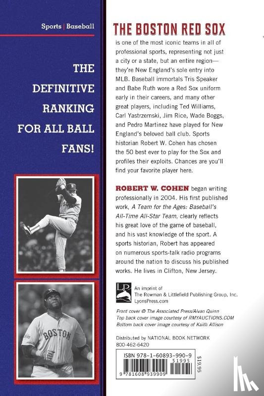 Cohen, Robert W. - The 50 Greatest Players in Boston Red Sox History