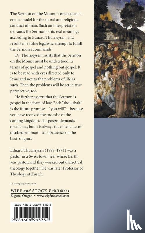 Thurneysen, Eduard - The Sermon on the Mount