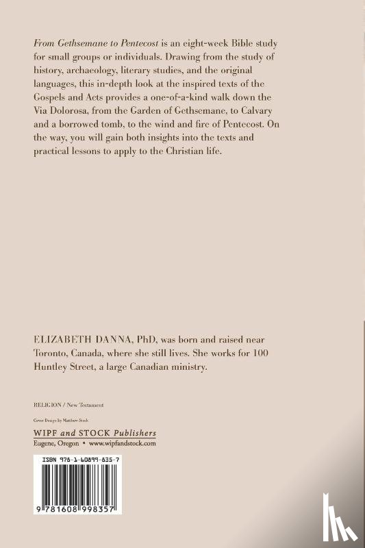 Danna, Elizabeth - From Gethsemane to Pentecost