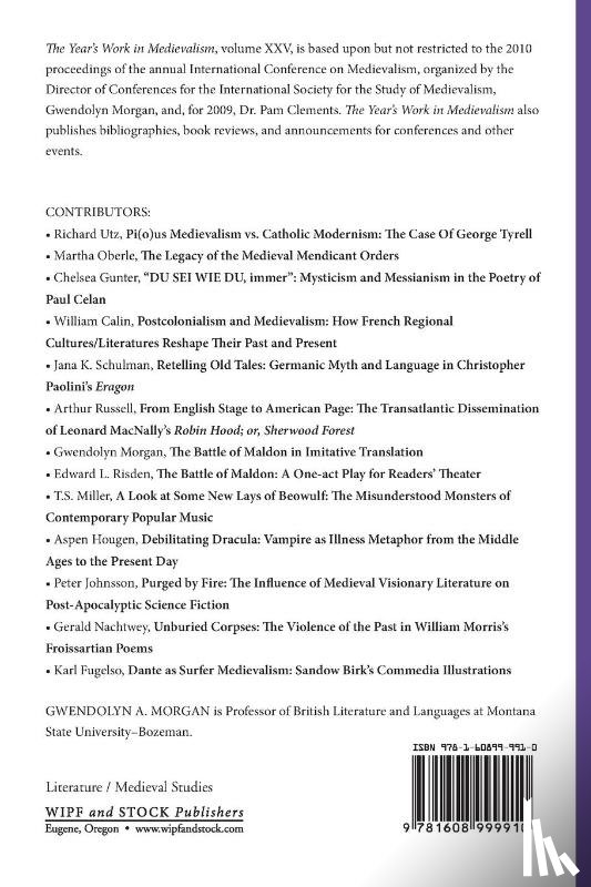  - The Year's Work in Medievalism, 2010