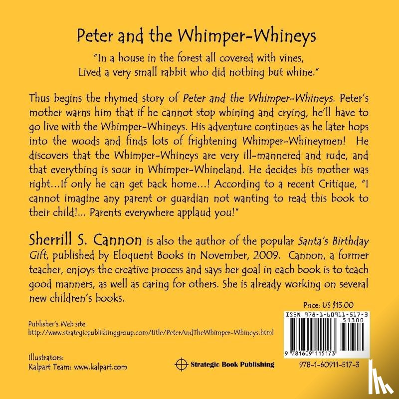 Cannon, Sherrill S - Peter and the Whimper-Whineys