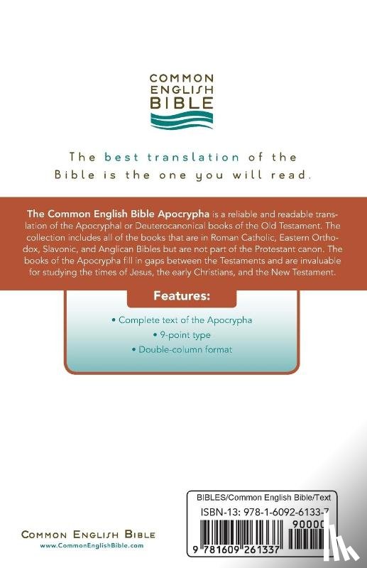 Common English Bible - Apocrypha, The
