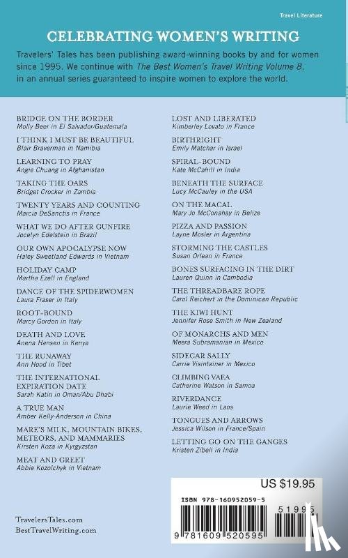  - The Best Women's Travel Writing, Volume 8