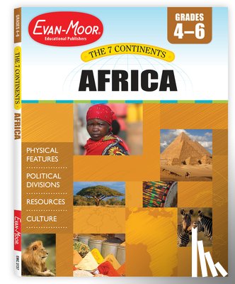 Evan-Moor Educational Publishers - 7 Continents: Africa, Grade 4 - 6 Teacher Resource