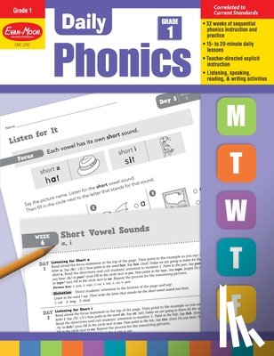 Evan-Moor Educational Publishers - DAILY PHONICS GRADE 1