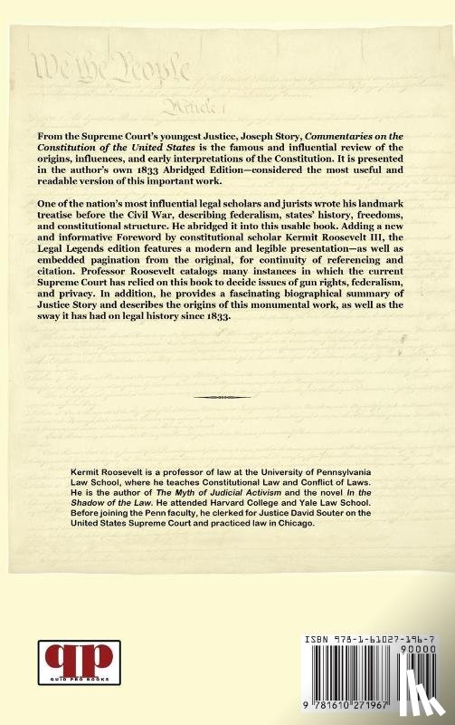 Story, Joseph - Commentaries on the Constitution of the United States