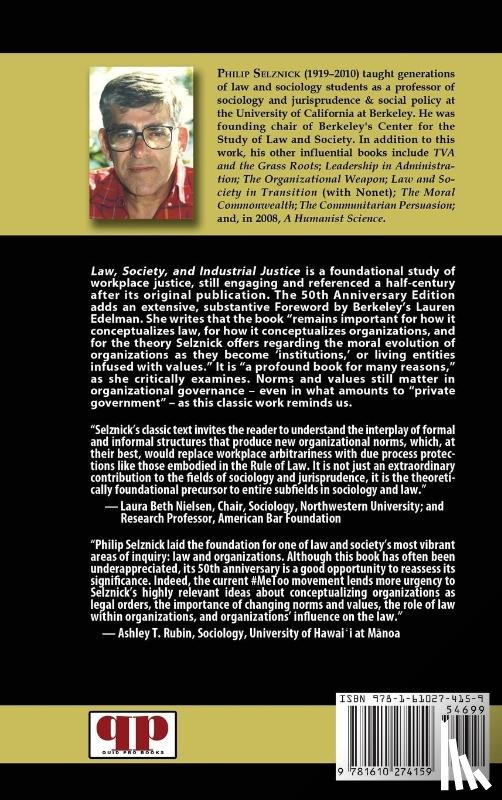 Selznick, Philip - Law, Society, and Industrial Justice