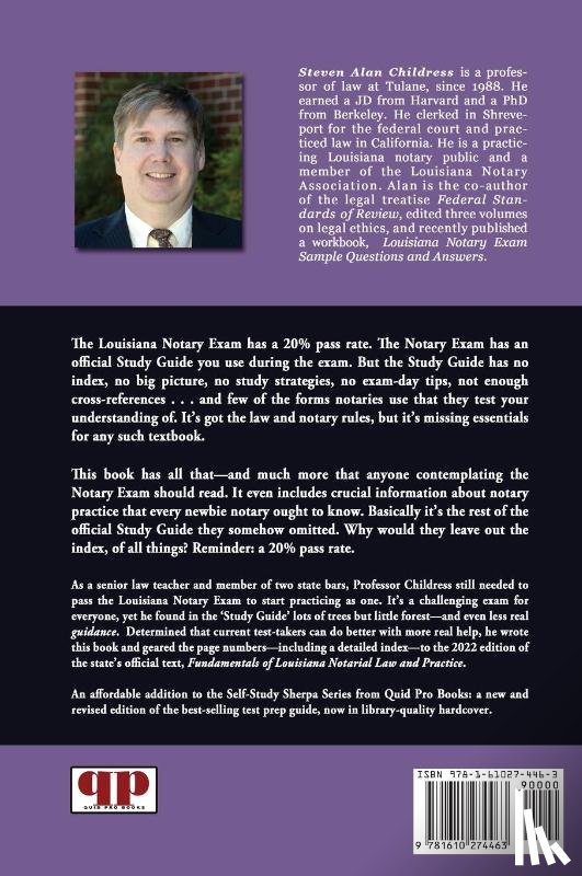 Childress, Steven Alan - Louisiana Notary Exam Sidepiece to the 2022 Study Guide