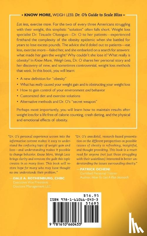 Olusegun, Tinuade - Know More, Weigh Less