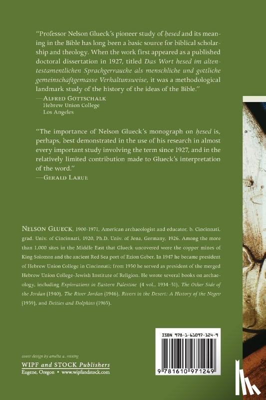 Glueck, Nelson - Hesed in the Bible